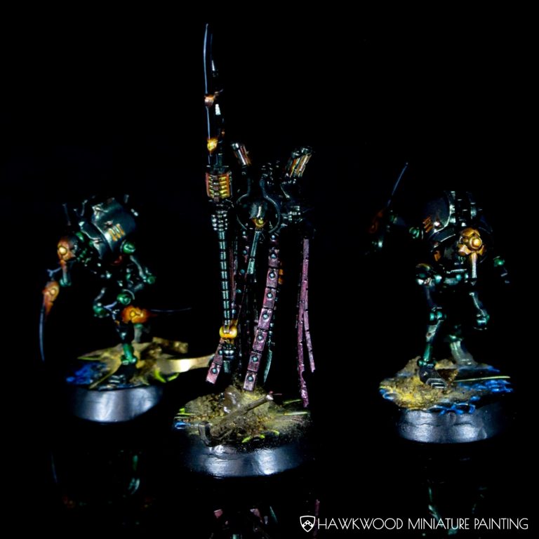 Warhammer 40k Necron Plasmancer and Cryptothralls