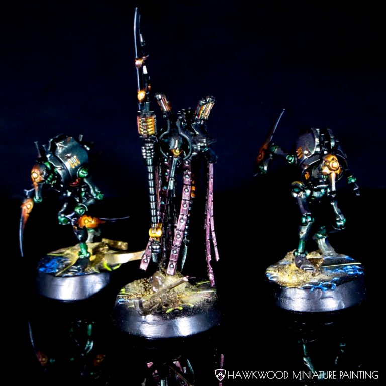 Warhammer 40k Necron Plasmancer and Cryptothralls